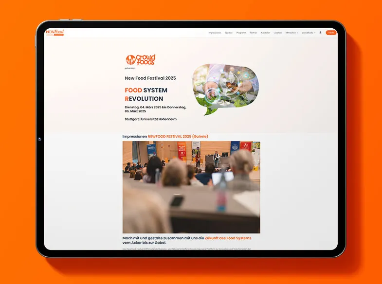 NEWFOODFESTIVAL – WEBSEITE